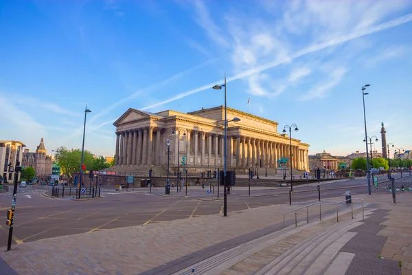 George Hall Liverpool Designed Harvey Lonsdale Elmes Contains Concert Halls — Stock Photo, Image