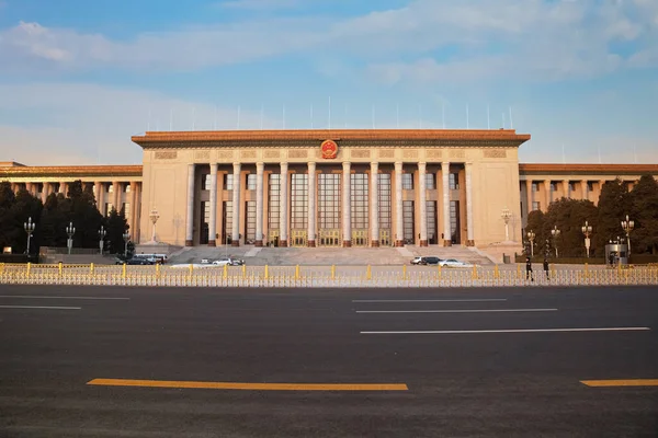 Gran Sala Pueblos Plaza Tiananmen Utilizada Para Actividades Legislativas Ceremoniales — Foto de Stock