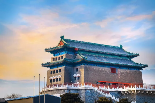 Boogschutterstoren Van Qianmen Zhengyangmen Gate Voor Het Eerst Gebouwd 1419 — Stockfoto