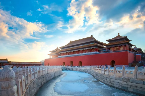 Wumen Meridian Gate Forbidden City Located North Next Gate Duanmen — Stock Photo, Image