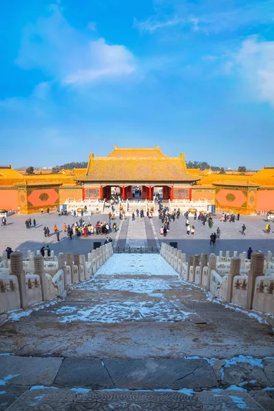 Beijing China Jan 2020 Qianqingmen Gate Heavenly Purity Serves Main — Stock Photo, Image
