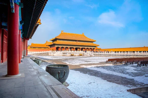 Qianqinggong Palace Heavenly Purity Main Palace Living Zone Forbidden City — Stock Photo, Image