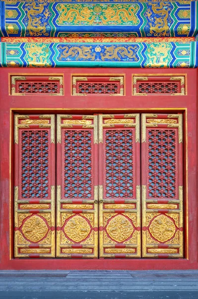 Taihedian (Hall of Supreme Harmony) originally built in 1406, it\'s the largest hall in the Forbidden City, located at its central axis, behind the Gate of Supreme Harmony