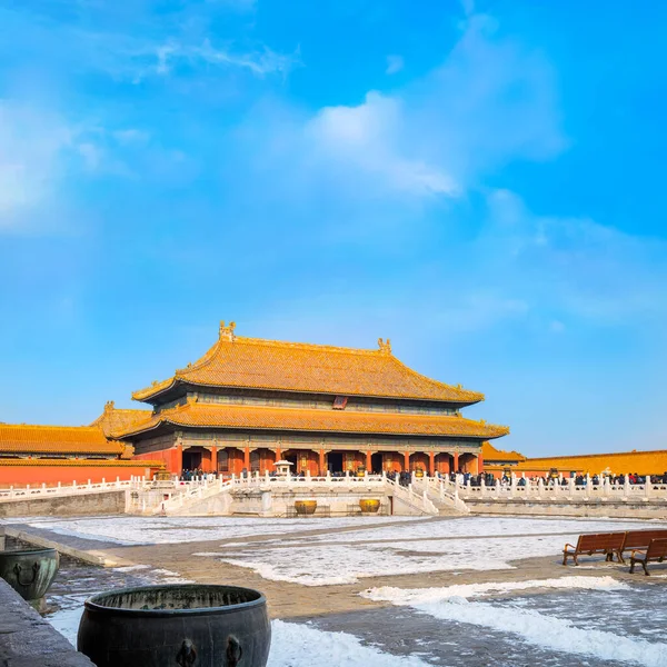 Qianqinggong Palácio Pureza Celestial Cidade Proibida Pequim China — Fotografia de Stock