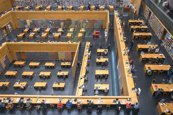 Пекин Китай Января 2020 Года Национальная Библиотека Китая Насчитывает Миллионов — стоковое фото