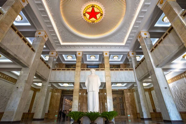 Beijing China Enero 2020 Estatua Del Presidente Mao Mao Zedong — Foto de Stock
