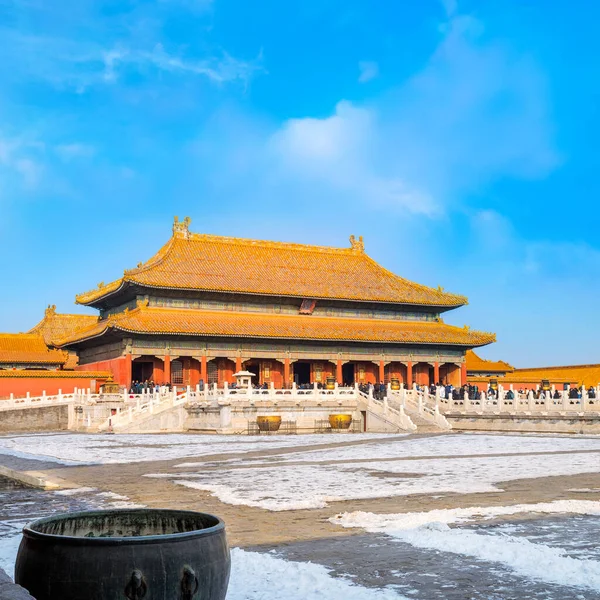 Цяньцингун Дворец Хэйхэ Пуань Запретном Городе Пекине Китай — стоковое фото