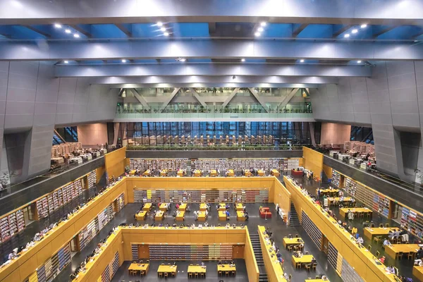 Pequim China Janeiro 2020 Biblioteca Nacional China Abriga Mais Milhões — Fotografia de Stock