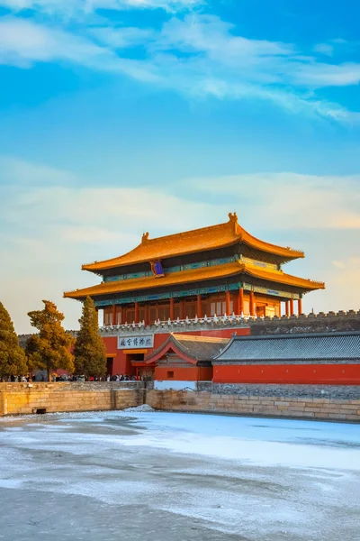 Shenwumen Poort Van Goddelijke Bekwaamheid Verboden Stad Peking China — Stockfoto