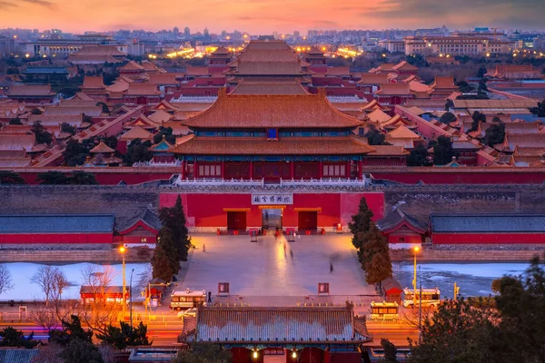 Shenwumen Gate Divine Prowess North End Forbidden City Beijing China — Stock Photo, Image