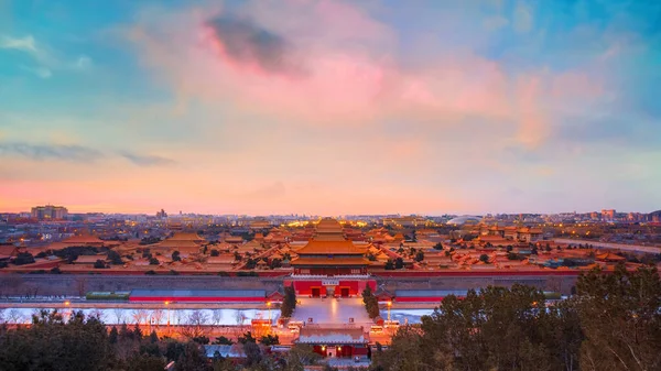 Shenwumen Gate Divine Prowess Forbidden City Beijing China — Stock Photo, Image