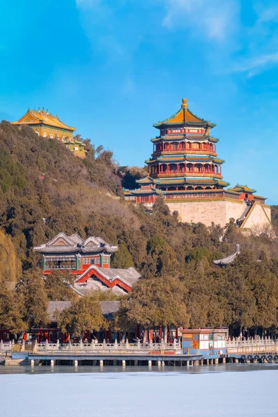 Toren Van Boeddhistische Wierook Foxiangge Het Zomerpaleis Peking China — Stockfoto