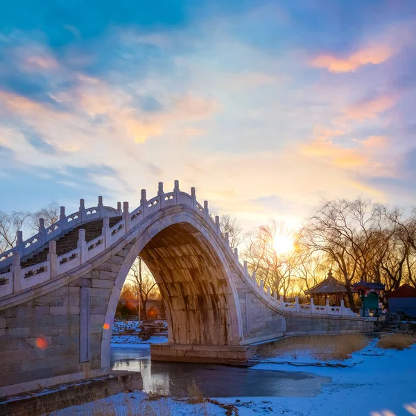 Xiuyi Most Letní Palác Pekingu Čína — Stock fotografie