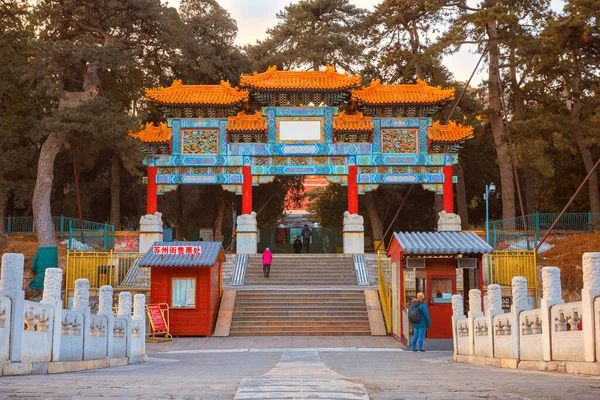 Πεκίνο Κίνα Ιαν 2020 Θερινό Παλάτι Ήταν Ένας Αυτοκρατορικός Κήπος — Φωτογραφία Αρχείου