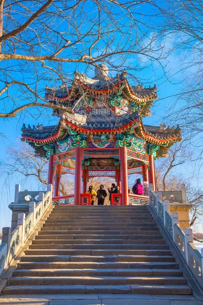 Beijing China Jan 2020 Het Zomerpaleis Een Keizerlijke Tuin Qing — Stockfoto