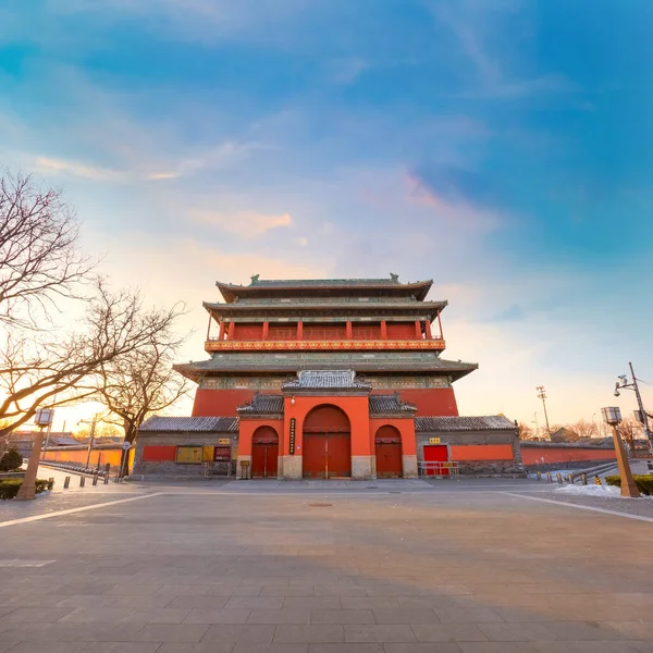 Gulou Drumtoren Peking China — Stockfoto