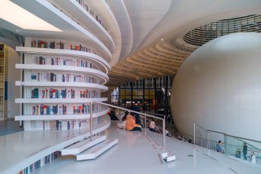 Tianjin, Çin - 15 Ocak 2020: 