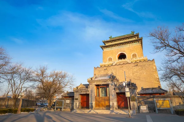 Zhonglou Bell Tower Peking China — Stockfoto