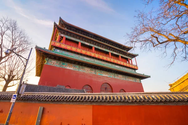 Gulou Drum Tower Pequim China — Fotografia de Stock