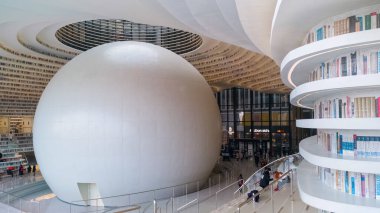 Tianjin, Çin - 15 Ocak 2020: 