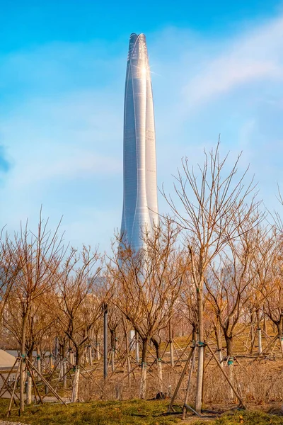Tianjin Ctf Finans Merkezi Tianjin Çin — Stok fotoğraf
