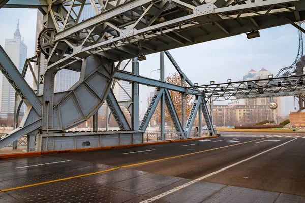 Bevrijdingsbrug Jiefang Tianjin China — Stockfoto