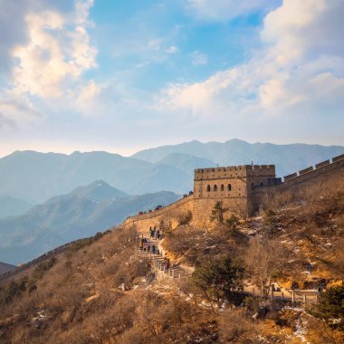 Pekin, Çin 'deki Badaling sahasında Çin Seddi