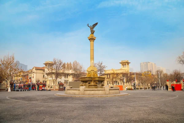 Итальянский Стиль Города Тяньцзине Китай — стоковое фото