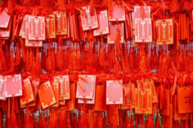 Çin Talih Salgınları Tianhou Sarayı 'nda, Çin' in Tianjin kentindeki 