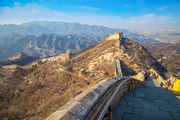 北京の八達嶺遺跡の万里の長城 — ストック写真