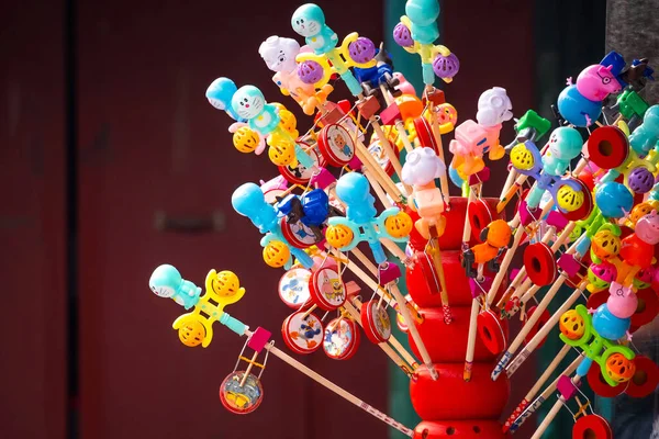 Tianjin China Jan 2020 Unidentified People Street Vendors Guwenhua Jie — Stock Photo, Image