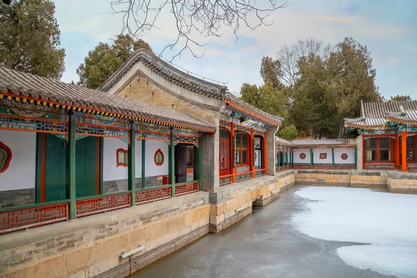 Huafang Huis Beihai Park Beijing China — Stockfoto