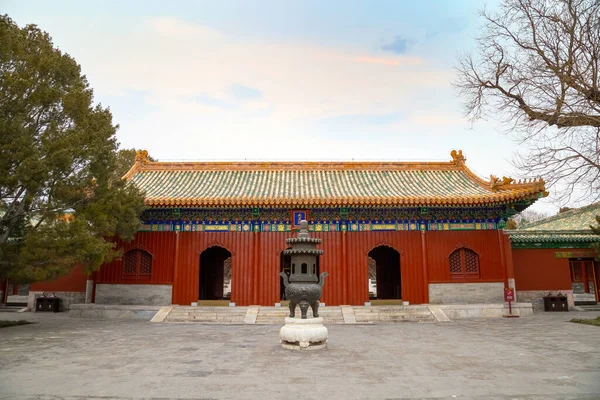 Hemelse Koning Tempel Een Lama Tempel Ming Dynastie Geopend Voor — Stockfoto