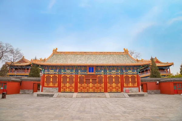 Chanfu Tempel Beihai Park Beijing China — Stockfoto