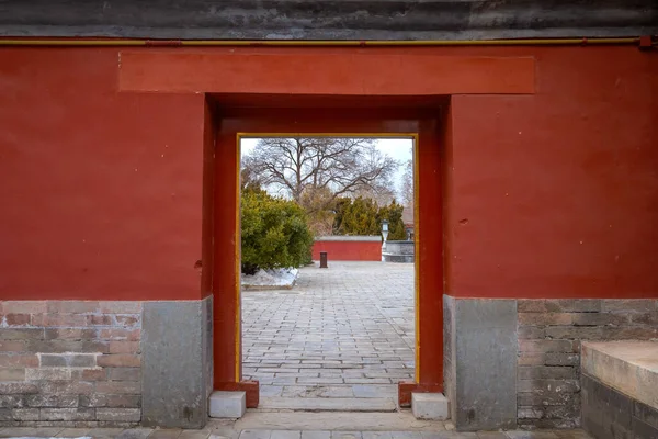 Chanfu Temple Taisu Hall Ming Dynasty Emperor Qianlong Convert Buddhist — Stock Photo, Image