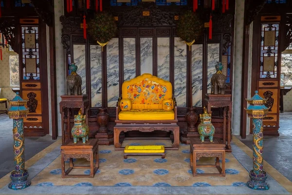 中国北京 2020年1月11日 静心工作室始建于1756年 这是位于北海公园北端的钱龙皇帝最喜欢的休养所 — 图库照片