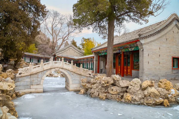 宝暦6年 1756年 北海公園の北端に位置する乾隆帝のお気に入りの隠れ家です — ストック写真