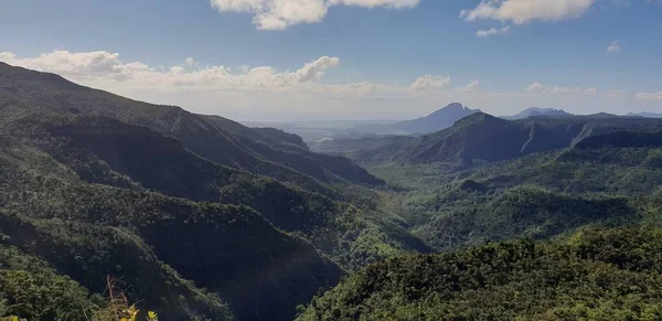 Mauritius Beautiful Mountain Peaks — Stock Photo, Image