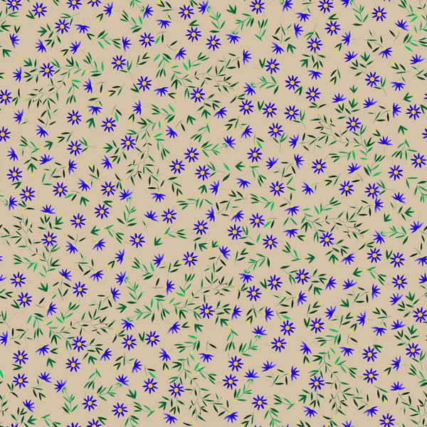 Hladká Textura Jemným Květinovým Potiskem — Stock fotografie