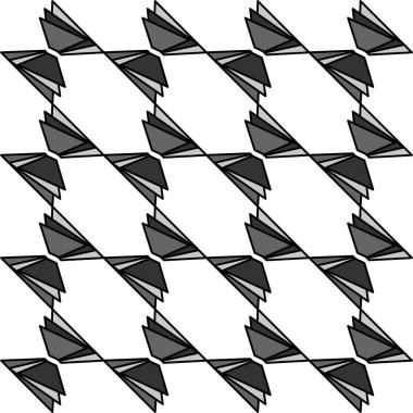 açık gri geometrik renkli