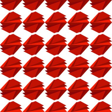 açık gri geometrik renkli