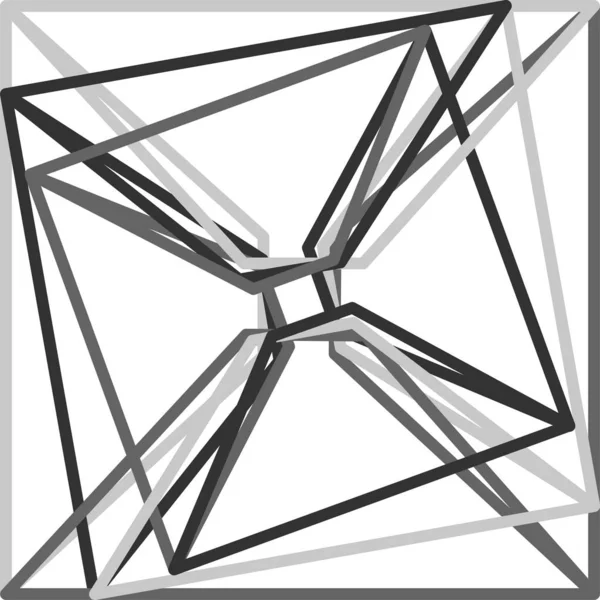 Lichtgrijze geometrische achtergrond — Stockvector