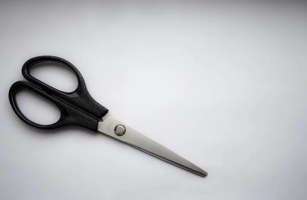 Nůžky Bílé Pozadí Velké Malé — Stock fotografie