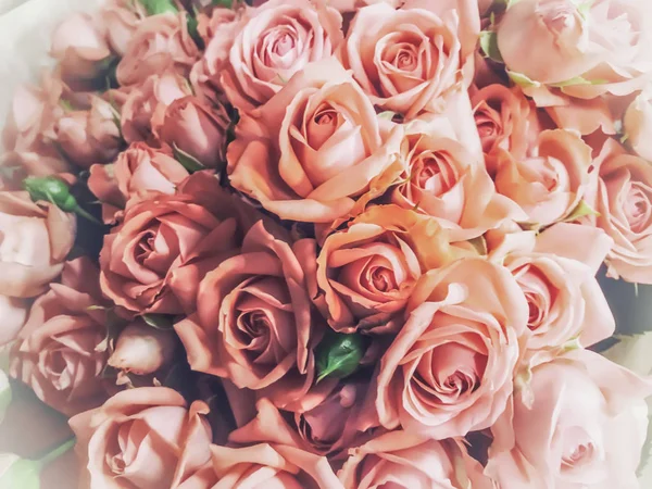 Μπουκέτο Ροζ Τριαντάφυλλα — Φωτογραφία Αρχείου