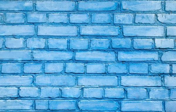 Old Blue Brick Wall — Stock Photo, Image