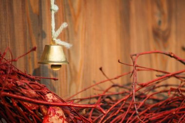 ışıklar ve iş parçacıkları ile arka plan