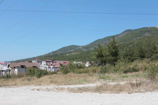 Gelendzhik dağlarının manzarası