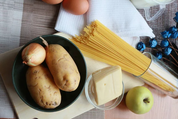 Sets Zum Kochen Italienischer Speisen — Stockfoto