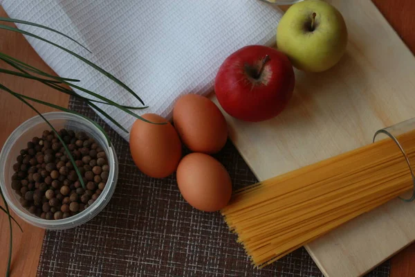 Sets Zum Kochen Italienischer Speisen — Stockfoto