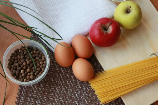 Sets Zum Kochen Italienischer Speisen — Stockfoto